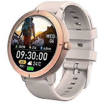 DM76 AMOLED Smartwatch 1.32'' Multi-GNSS GPS Sports Watch, 5ATM Metal, 170+ Modes (Rose)