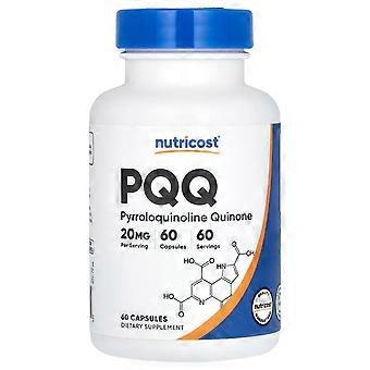 Nutricost, PQQ, 20 mg, 60 Capsules