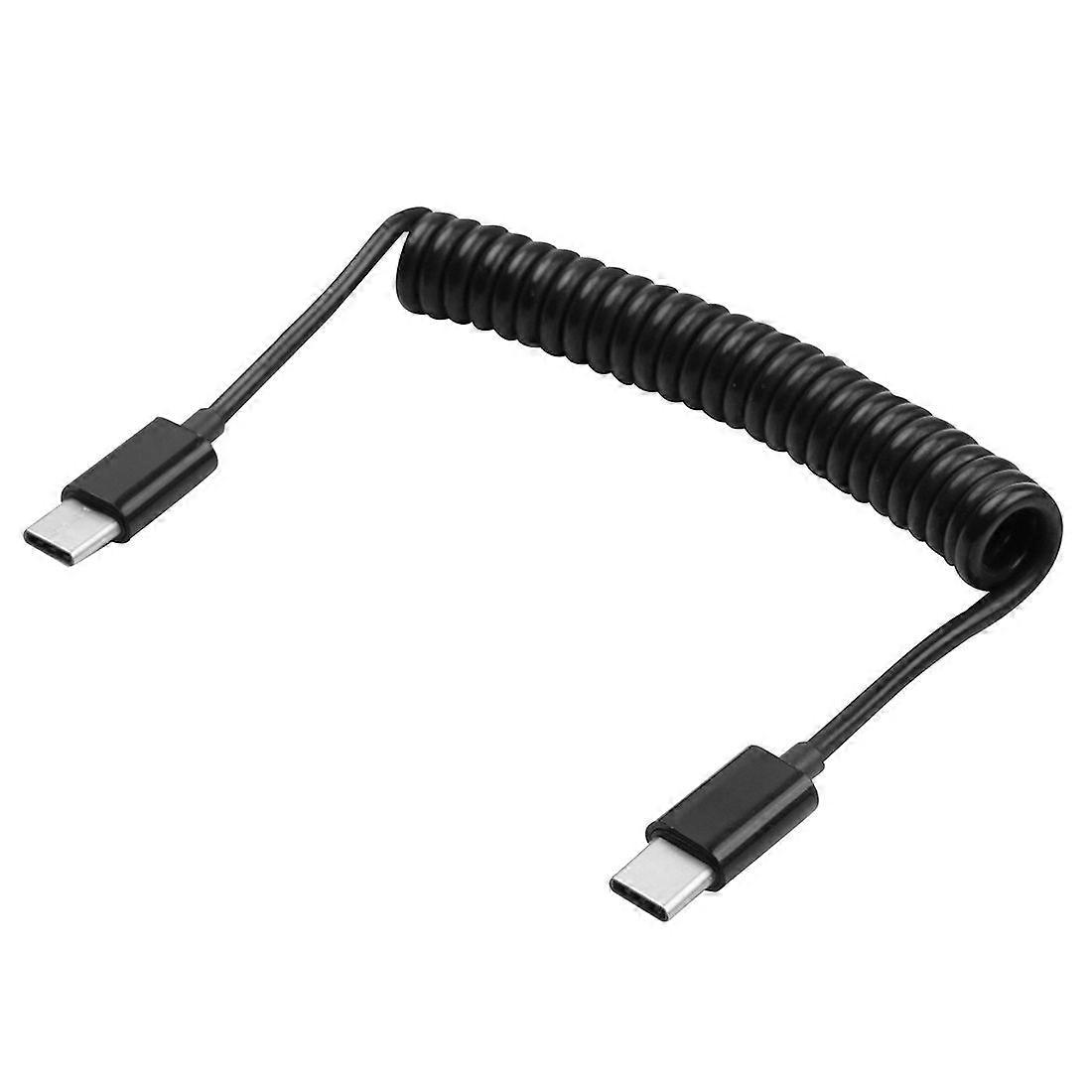 1m Type-C to USB 3.1 Type-C Spring Coiled Cable