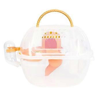 Plastic Hamster Travel for Case Bird for Carrier Parrot Carrying Cage Portable Outgoing Gear for Small Pets Mini Pet Carriers