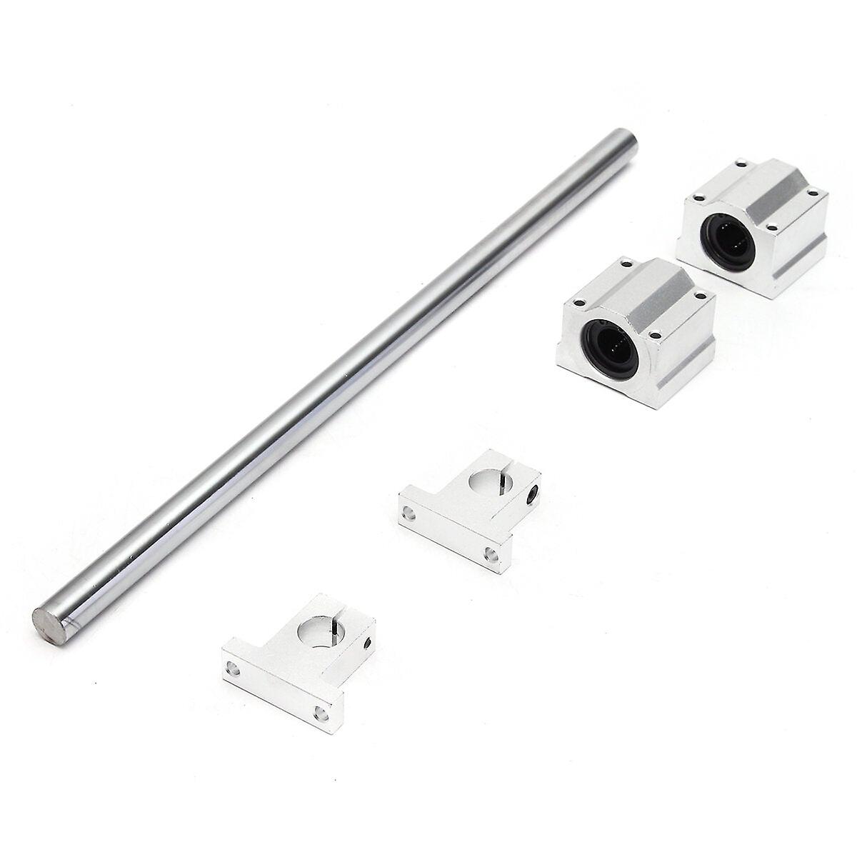 16Mm X 400mm Linear Rail Shaft With Sc16uu Bearing Block Guide Support For Cnc Parts