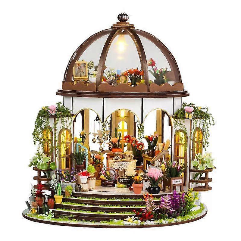 DIY Floating Garden Dollhouse, Creative 3D Handcrafted Model