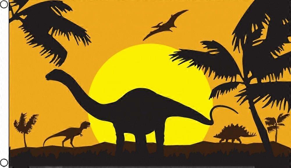 BANDIERA CON SAGOMA DI DINOSAURI CX3732