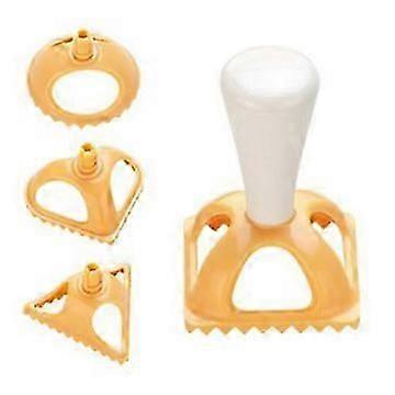 4 pieces plastic dumpling mold 4 shapes dumpling stamping tool dumpling kitchen tools chinese dumpling
