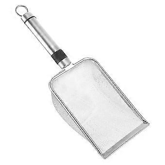 Stainless Steel Reptile Litter Scoop compatible with Outdoor Durable Scoop