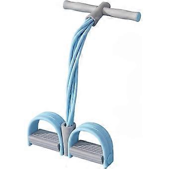 Pedal Resistance Band, 4/6 Tube Elastic Pedal for Full Body Training & Curves Shapinga