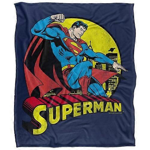 Superman Metropolis Fleece Superman Throw
