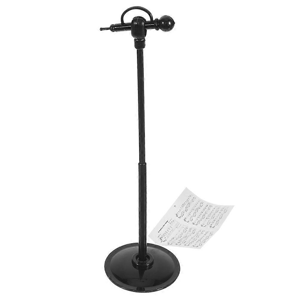 Simulated Microphone Model with Music Sheet for Decor 5Sets