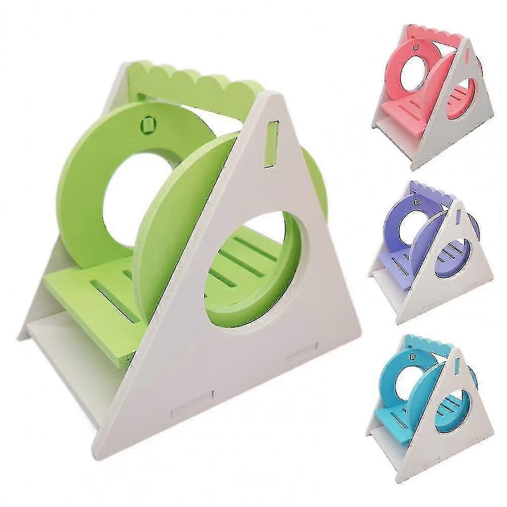 Small Pet Swing Toy, Multicolor PVC, Exercise Breathable Fine Workmanship Cage Accessory for Hamster Guinea Pig Gerbil Squirrel