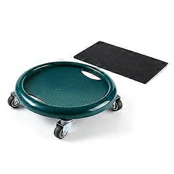 Rodillo abdominal de 360 ​​grados con plataforma deslizante de 4 ruedas, tabla de entrenamiento central, entrenador de equilibrio y fitness para el hogar.