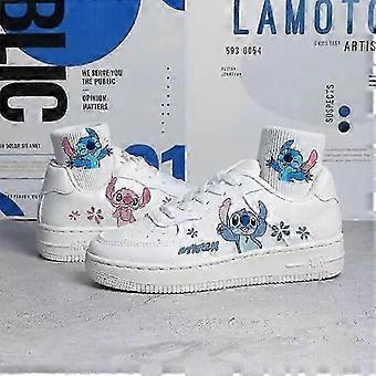 Summer new Stitch white shoes