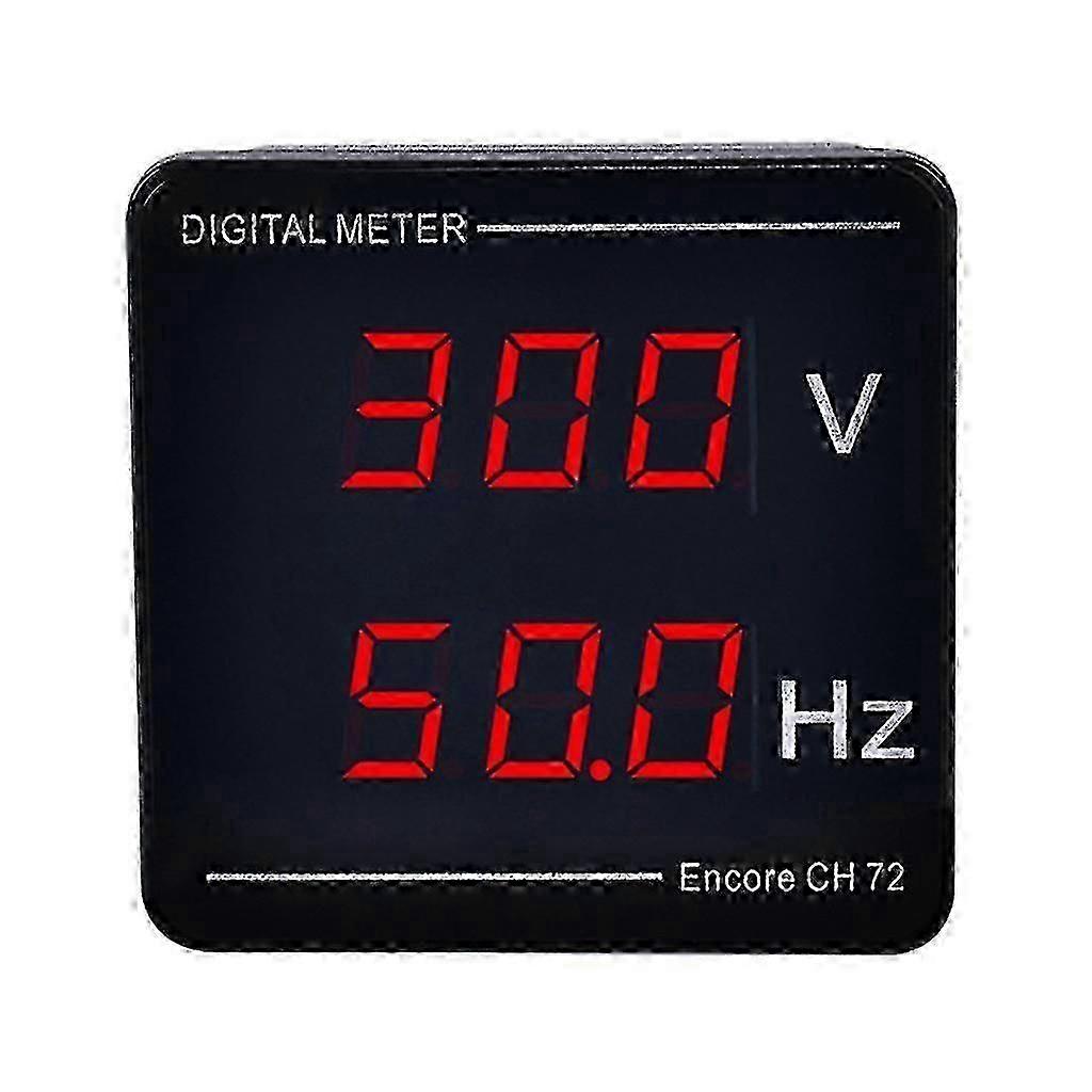 Digital Practical Voltmeter Frequency Panel Meter Ac50-500v