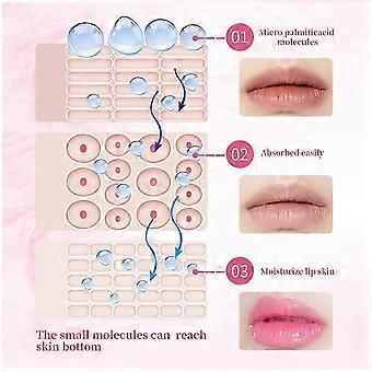 Pink Lip Serum, Deeply Moisturizing Hydrating, Long Lasting, Revitalizing Lip Serum Oil with Pink Tint, for Lip Makeup Cosmetic