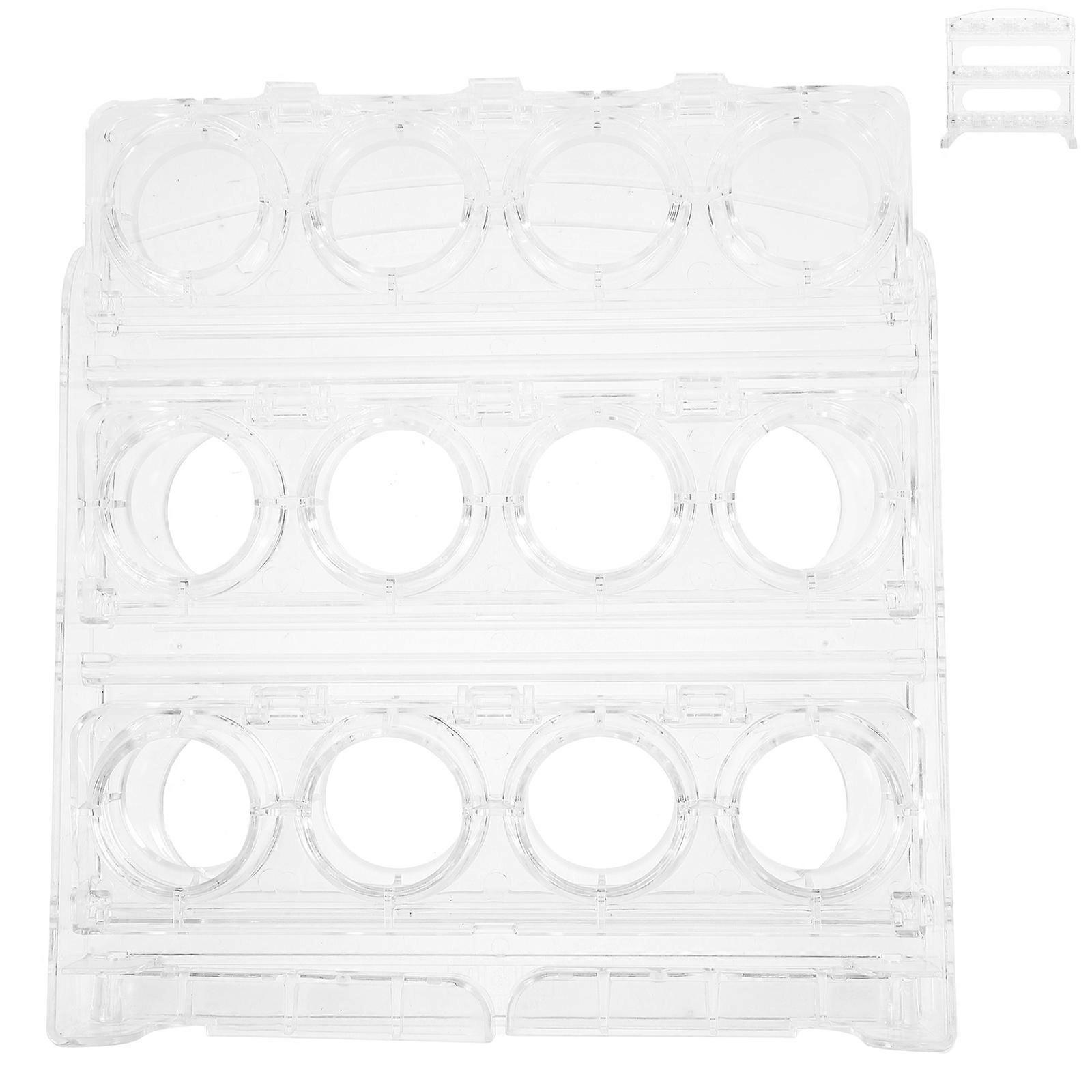 Chicken Egg Box Plastic Egg Holder for Storage Transparent Design