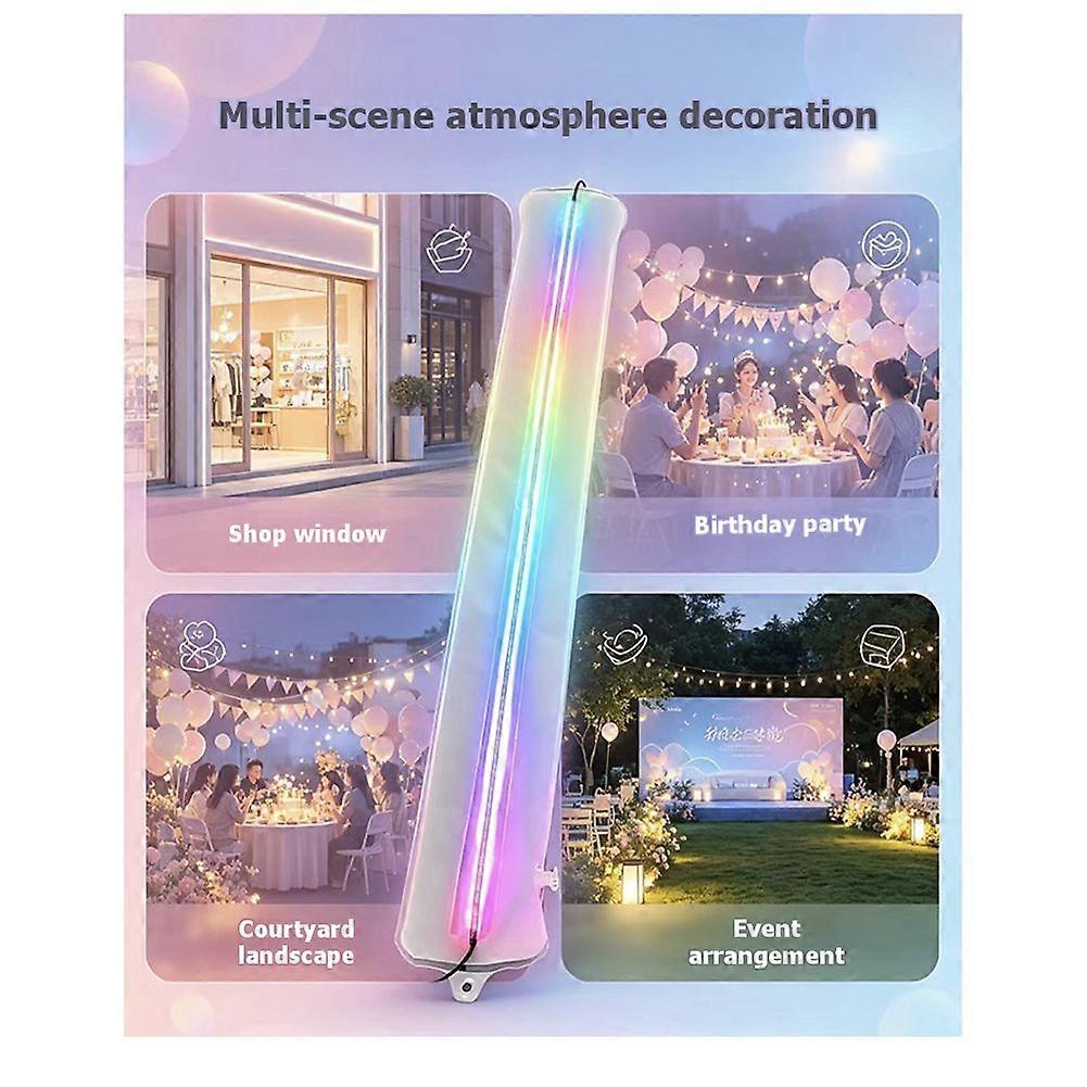 Storeable Inflatable Light, Storeable Inflatable RGB Light Column, 5V RGB Light Column, Storeable and Inflatable