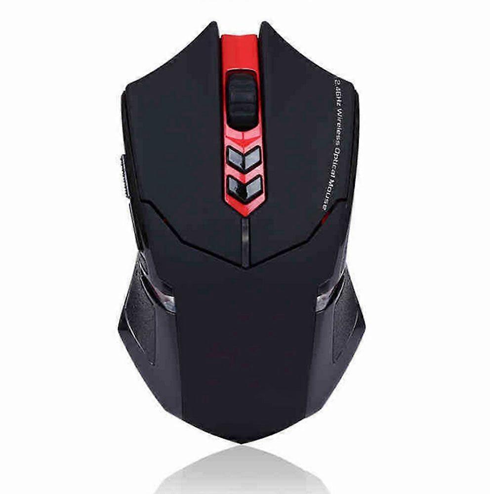 Wireless Gaming Mouse Breathing Backlit, 2 Programmable Side Buttons, 2000 DPI, Ergonomic Grips 7-Button Design