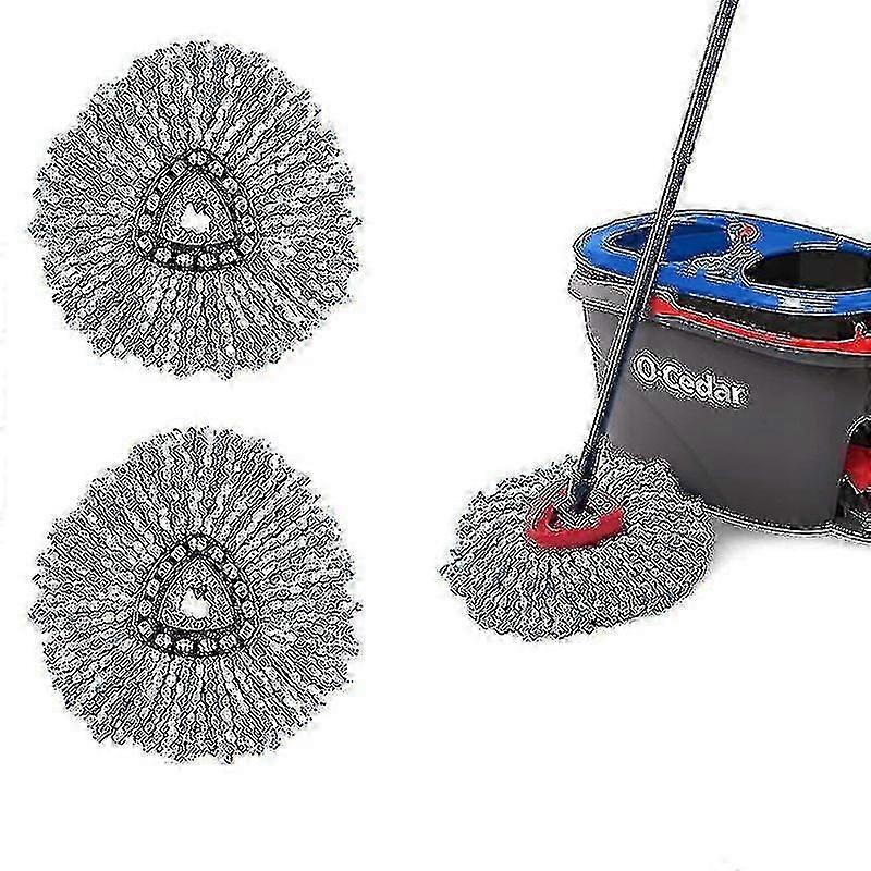 Floor Cleaning Rotary Mop Replacement Head Compatible With O-cedar Microfiber