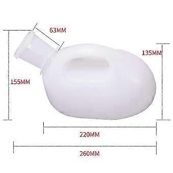 Udendørs urinal, 2000 ml, urinflaske til mænd, designet til nem og praktisk urinering.