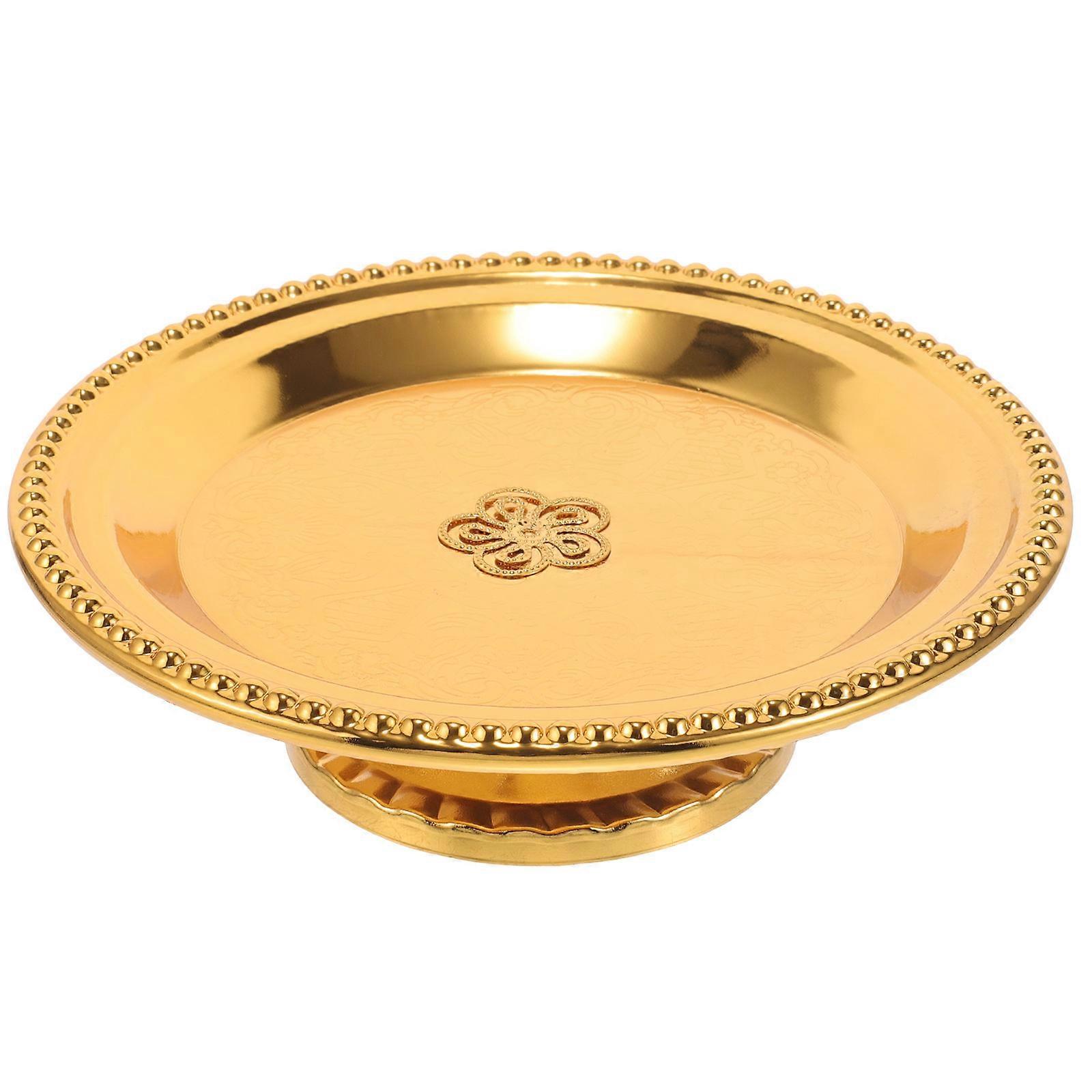 Golden Cake Display Tray for Fruit Storage 5Pcs Multi-Function Dessert Holder