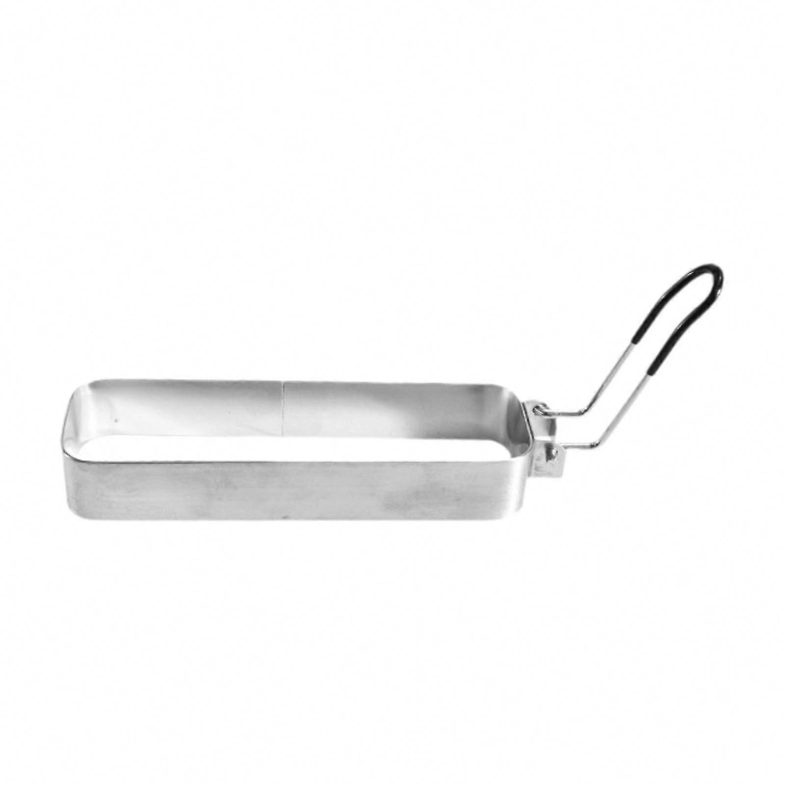 Egg Rectangular Griddle Pan for Muffin Omelette with Handle for Breakfast
