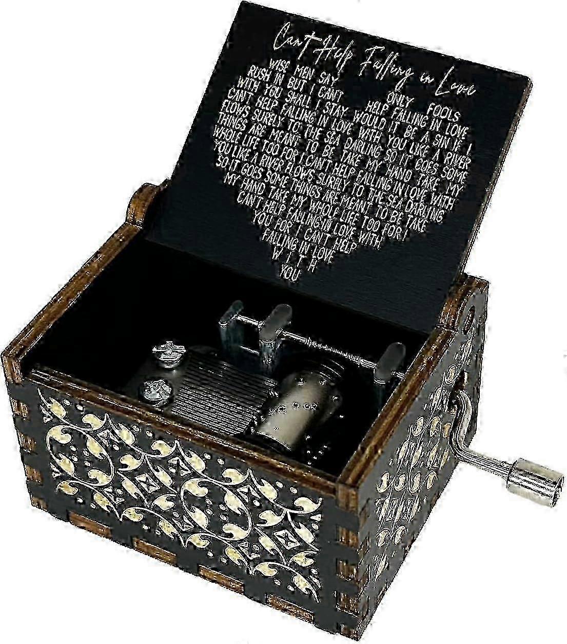 Mechanical Solid Wood Music Box