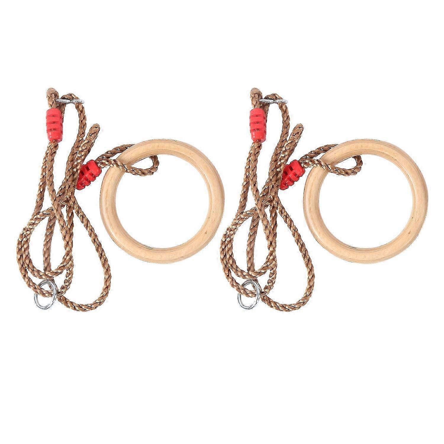 Adjustable Wooden Gymnastics Rings