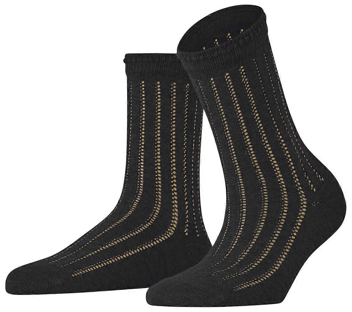Falke Eyelet Socks - Black