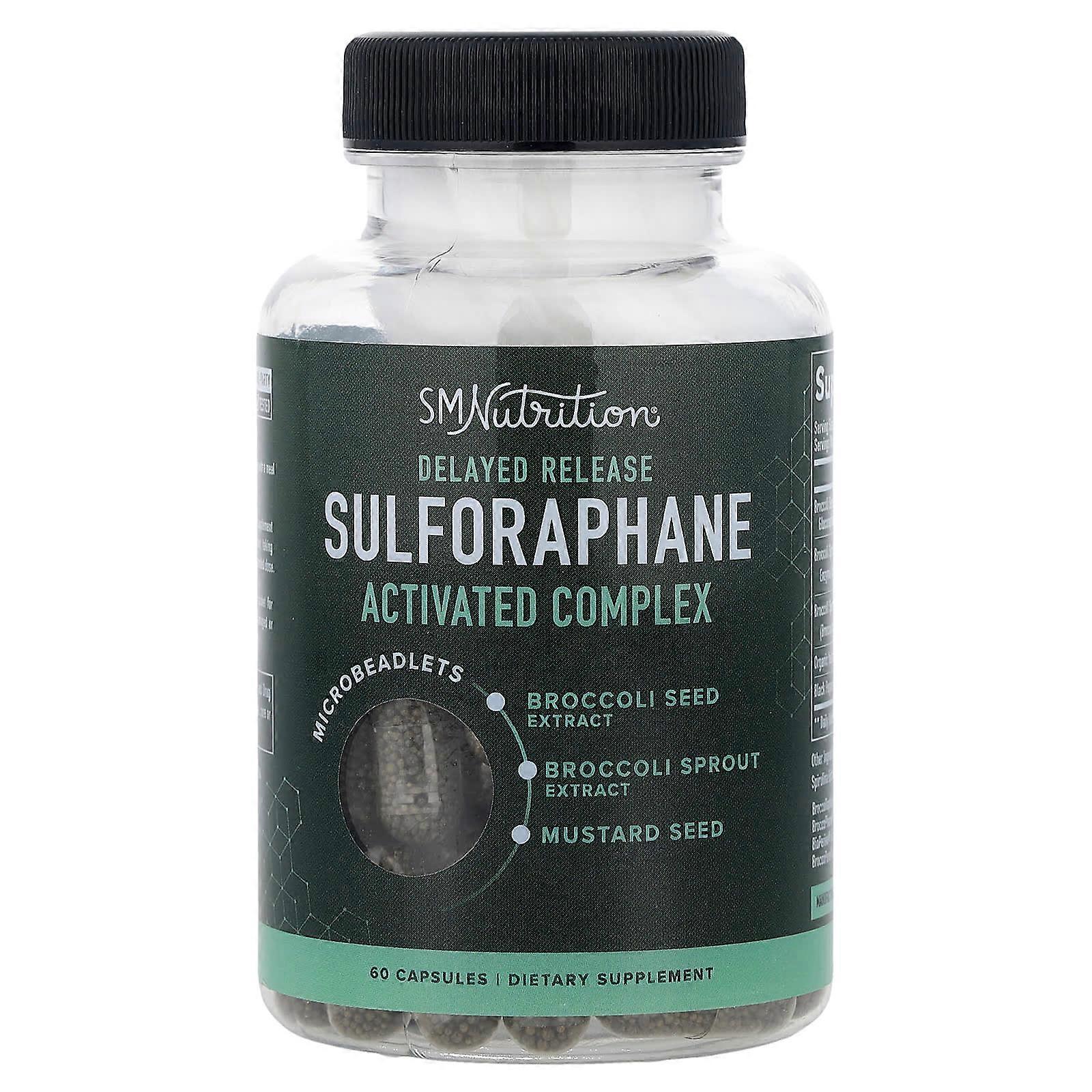 SMNutrition, Sulforaphane Activated Complex, Delayed Release, 60 Capsules