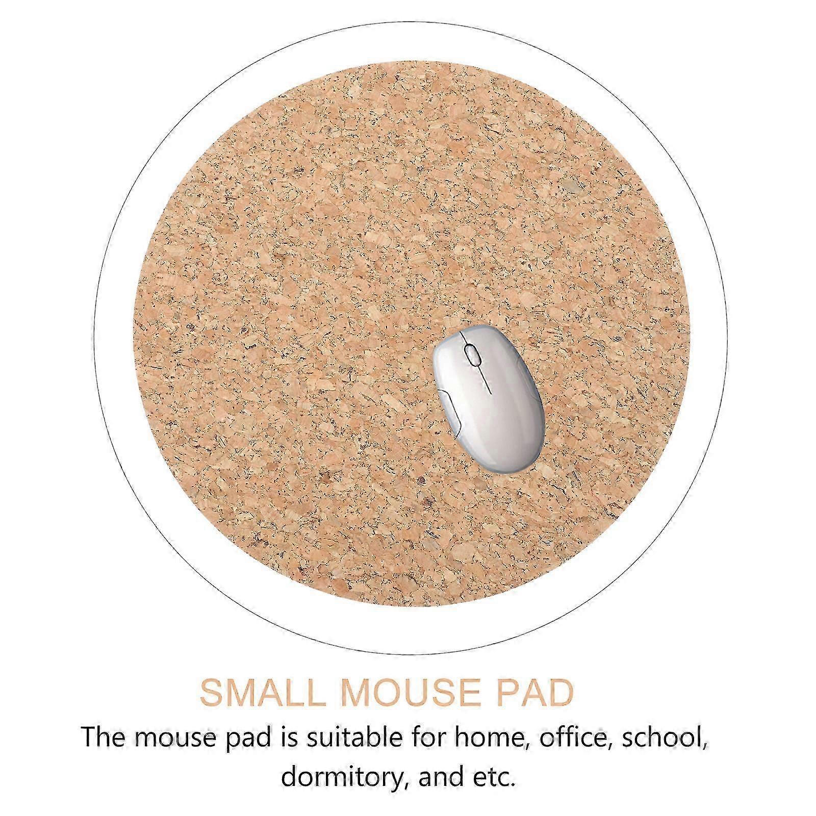 Moisture-Proof Cork Mouse Pad Set