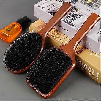 Detangling & Anti-Static Paddle Hair Brush with Air Cushion and Anti-Slip Grip