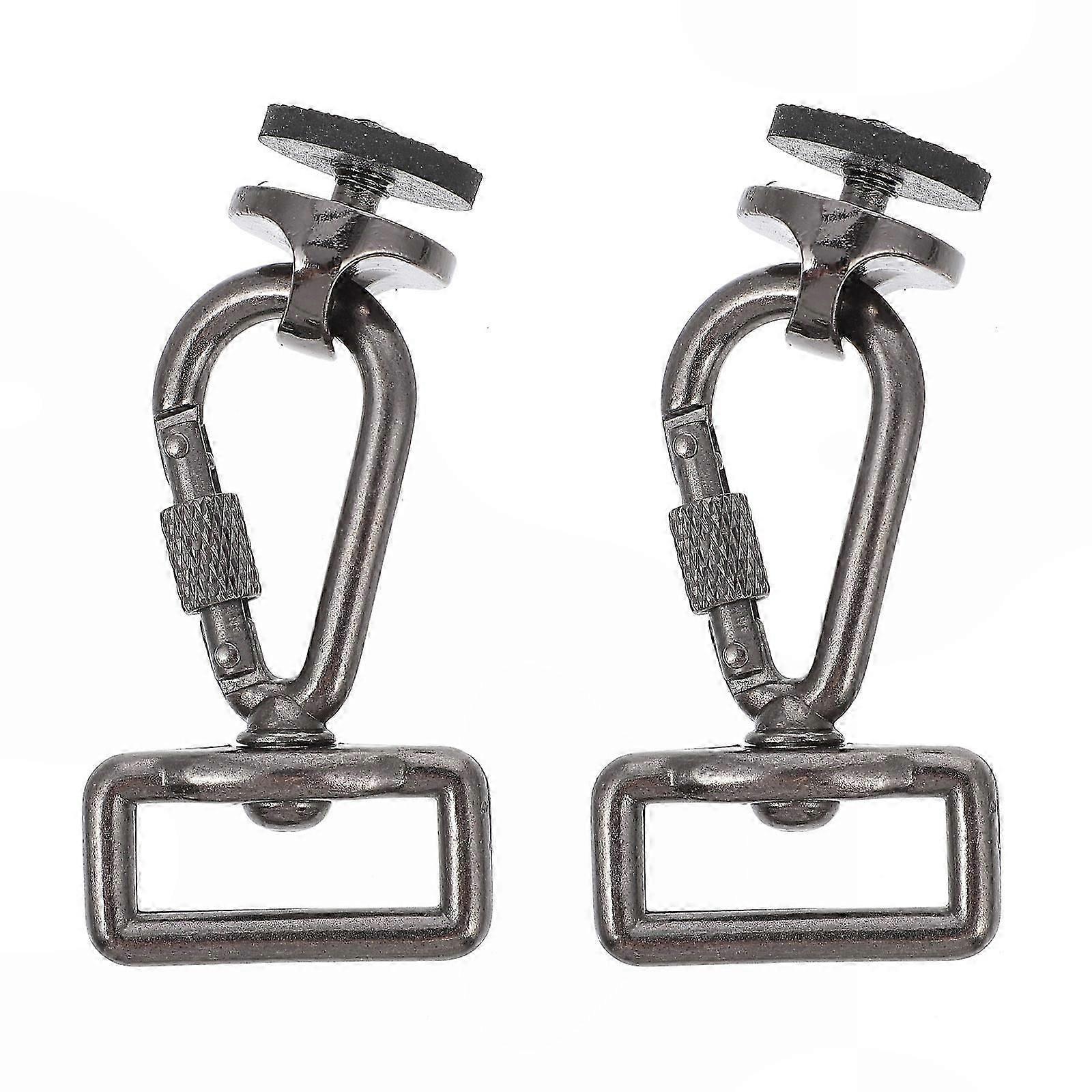 Belt Strap Hook Set, 1 Set Black Camera Strap Screws Replacement Kit
