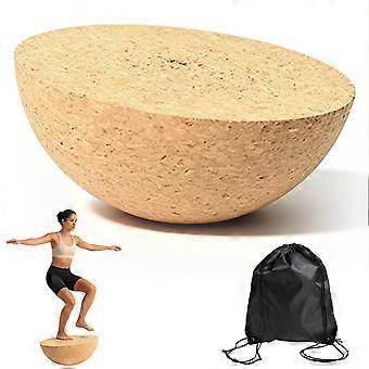 150 mm × 70 mm balansbord halfront: balansbal kurk voor yoga, fitness en pilates