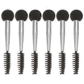 Makeup Sponge Double Head 6Pcs Brush Set for Eyebrow Application
