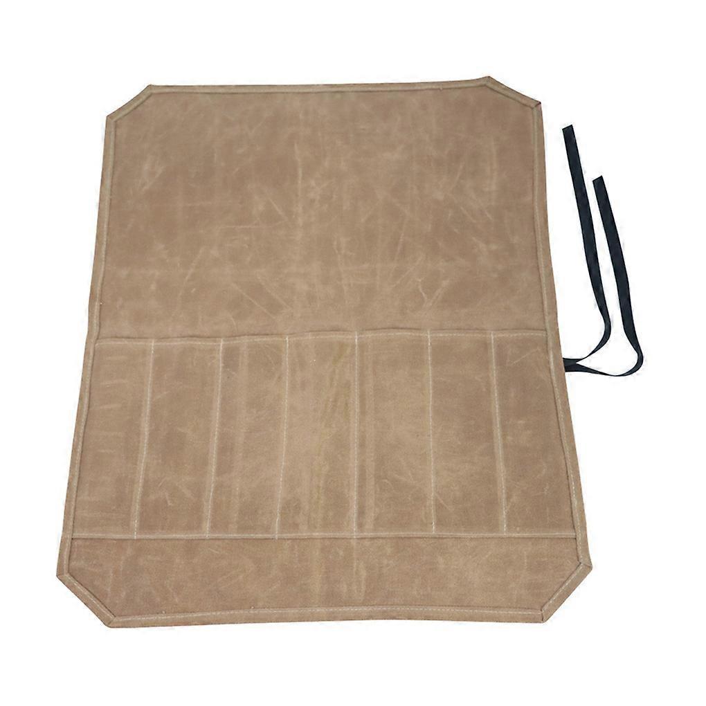 Durable Canvas Cutlery Roll With 7 Slots