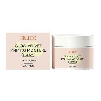 Glow-Velvet Pore Blurring Primer - Hydrating Makeup Base for Smooth Flawless Glowing Skin, Long-Lasting Face Primer, 1.0 fl oz ky