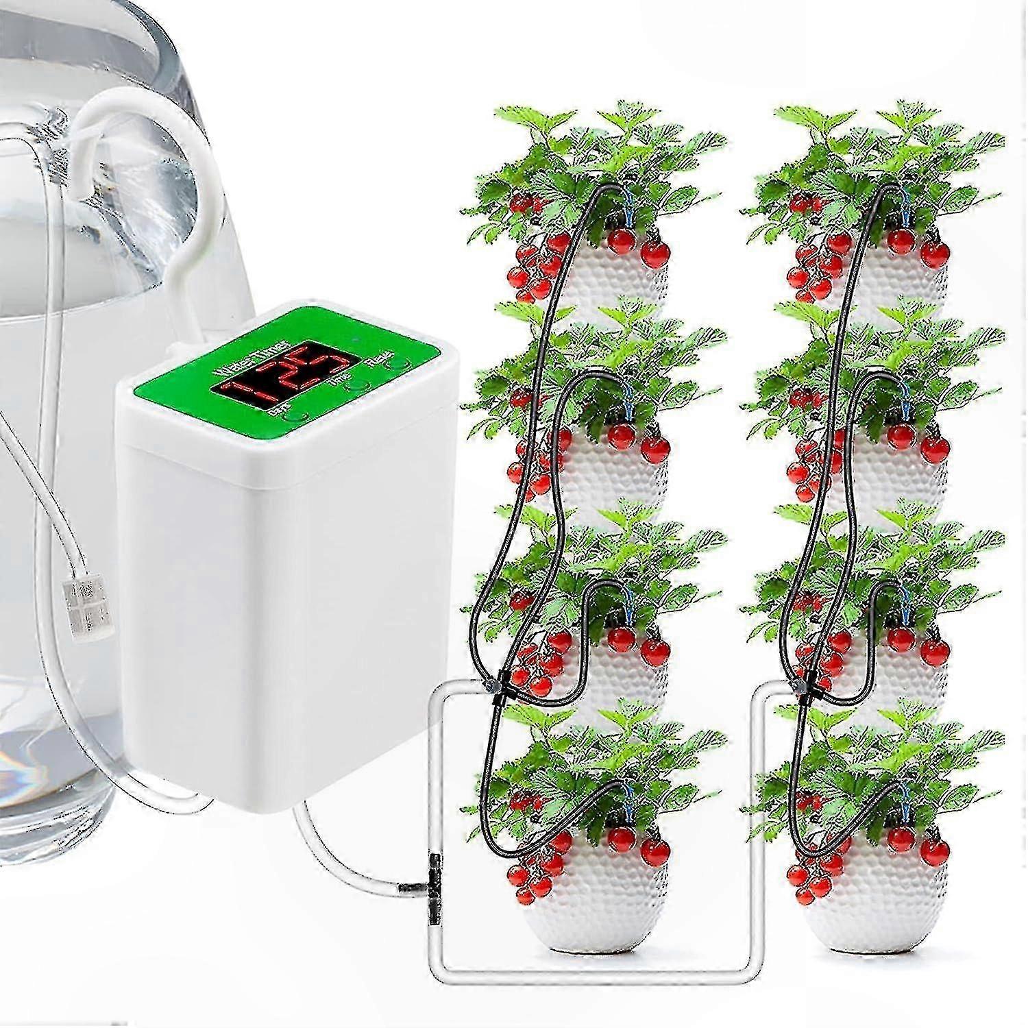 Timer-Controlled USB Drip Irrigation System for Potted Plants Watering Solution