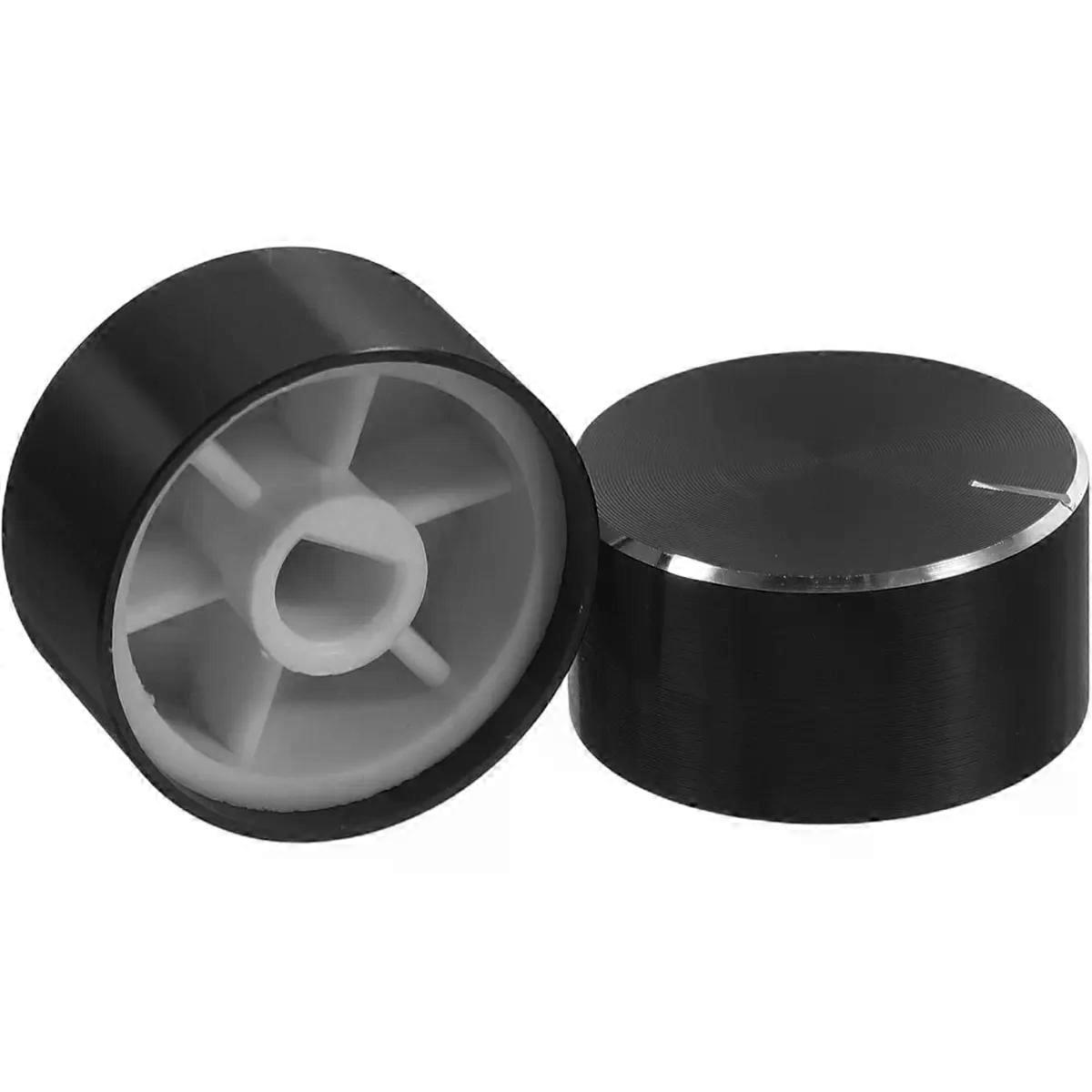 Control Knobs 2pcs Plastic Precision Adjustment for Black