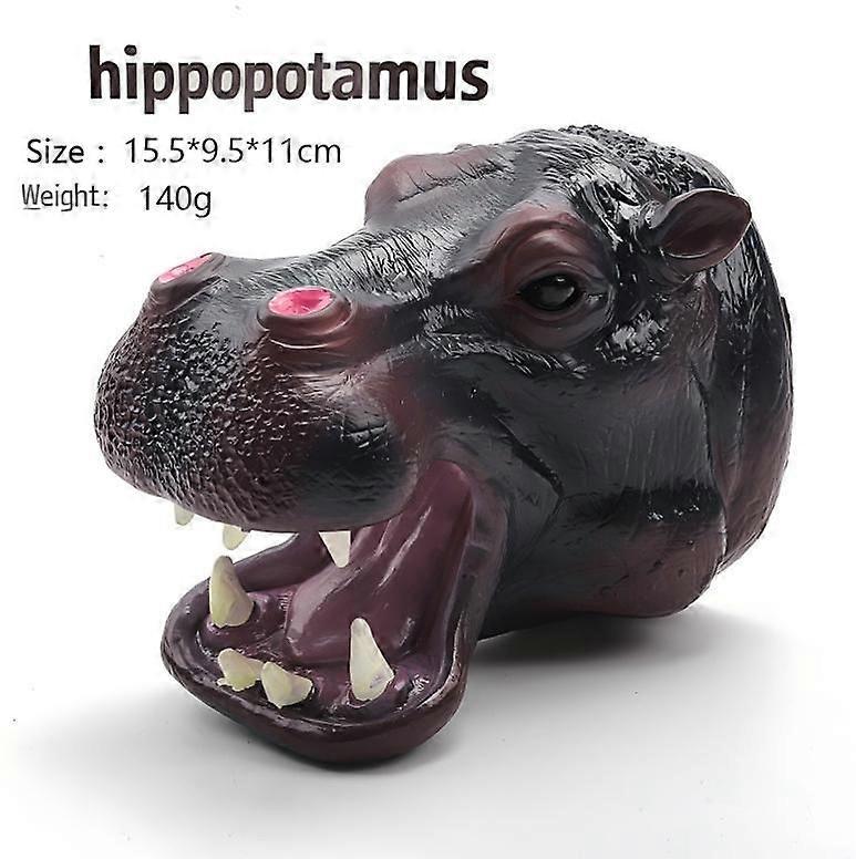 Realistic Latex Hippo Hand Puppet