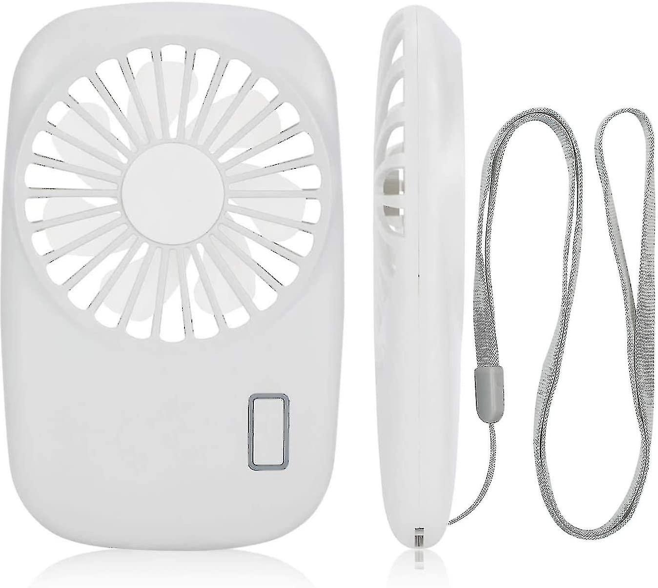Small Portable Fan Rechargeable-white