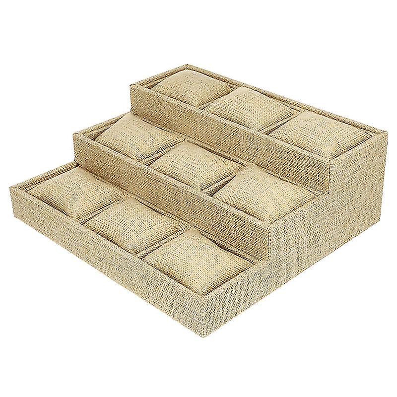 27X24cm Khaki Retail Display Props & Models 1pc Griglie Divisore Vassoio di Stoccaggio Orologio Contenitore di Stoccaggio W