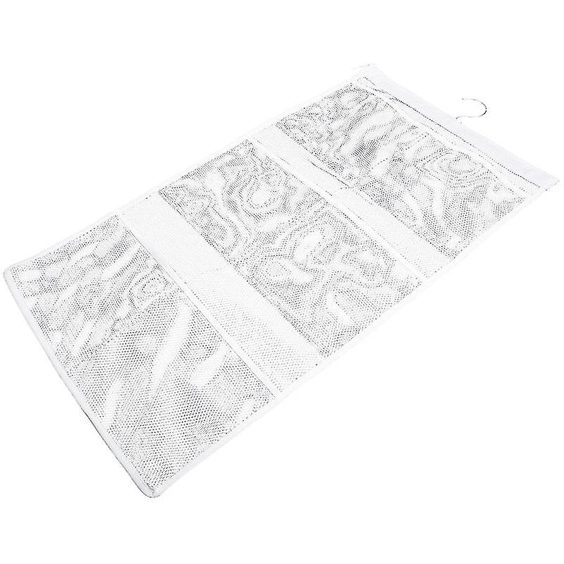 62.5X36cm White Single Hook Shoe Racks & Organizers 1pc Hanging Mesh Bath Shower Caddy Organizer Bag