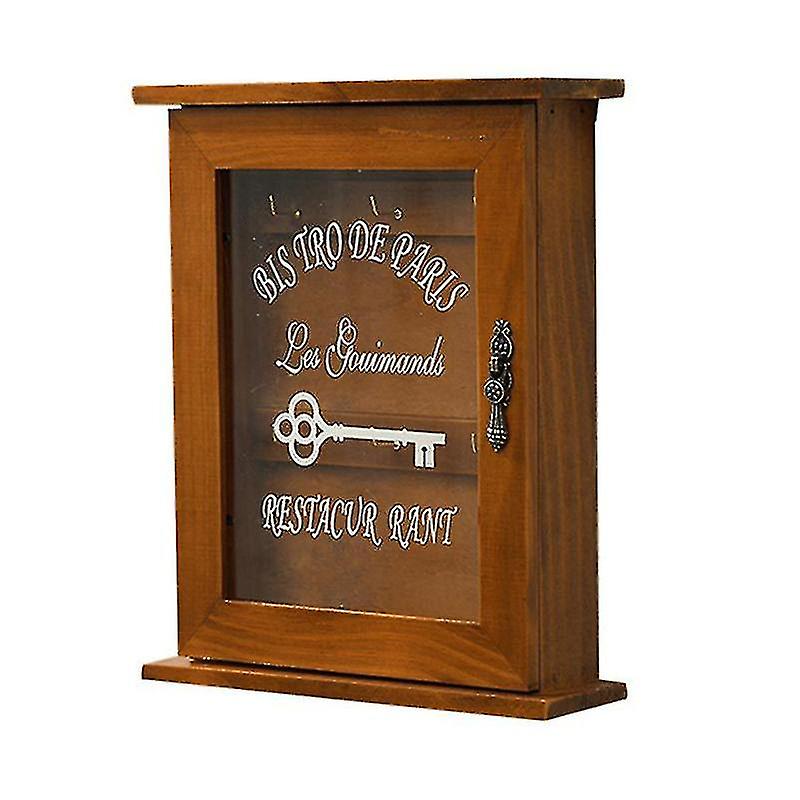 1pc Indoor Storage Box Keys Holder Box Wall-mounted Box Vintage Storage Case