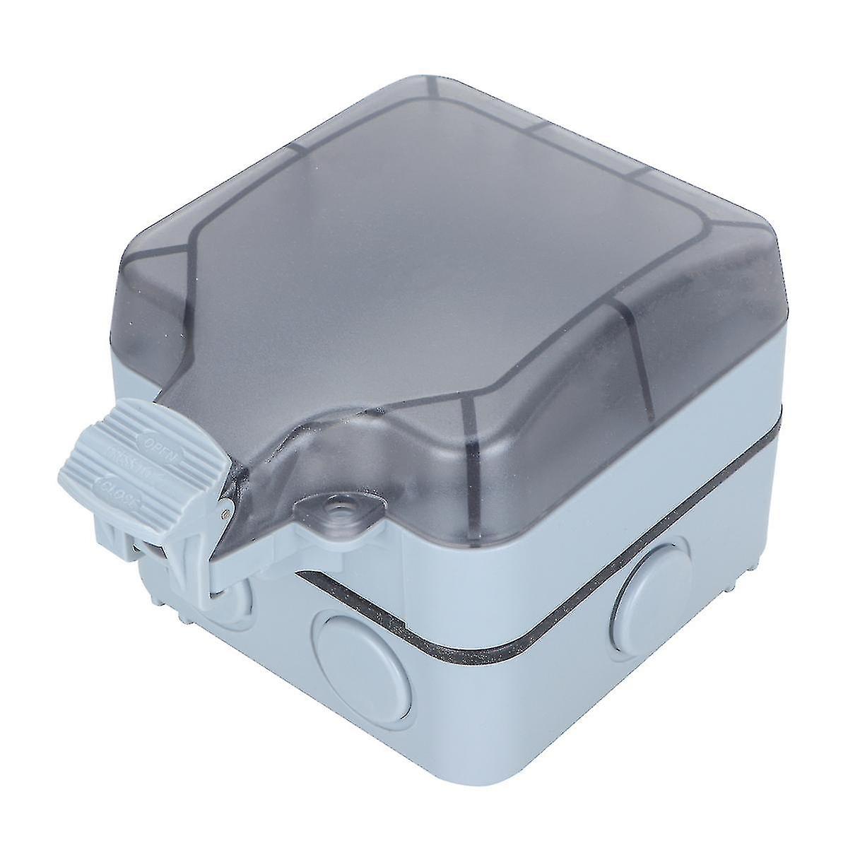Single Plug Ip66 15a Outdoor Power Socket Wall Waterproof Dust-proof Socket German Type Electrical P