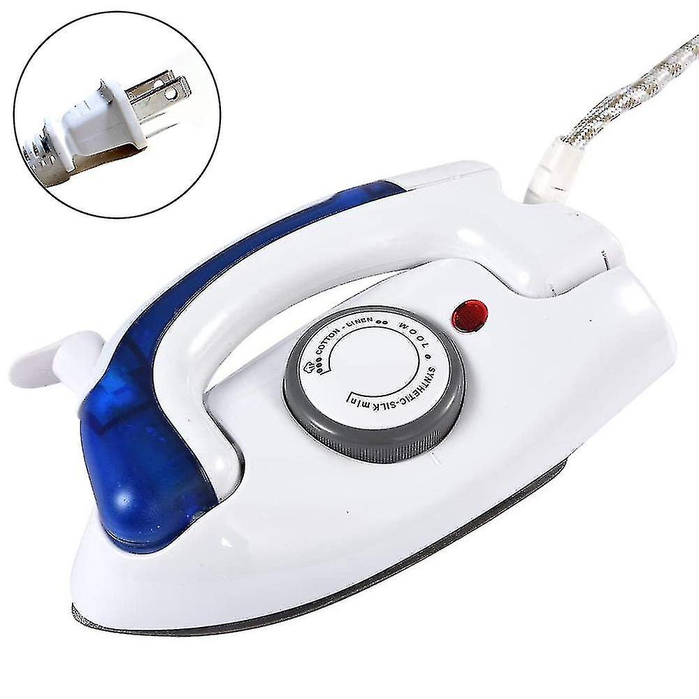 مكواة صغيرة للسفر ، مكواة محمولة للملابس ، مكواة محمولة ، مكواة ، مع لوحة نعل غير لاصقة ، كي وكي جاف ، سريع إد