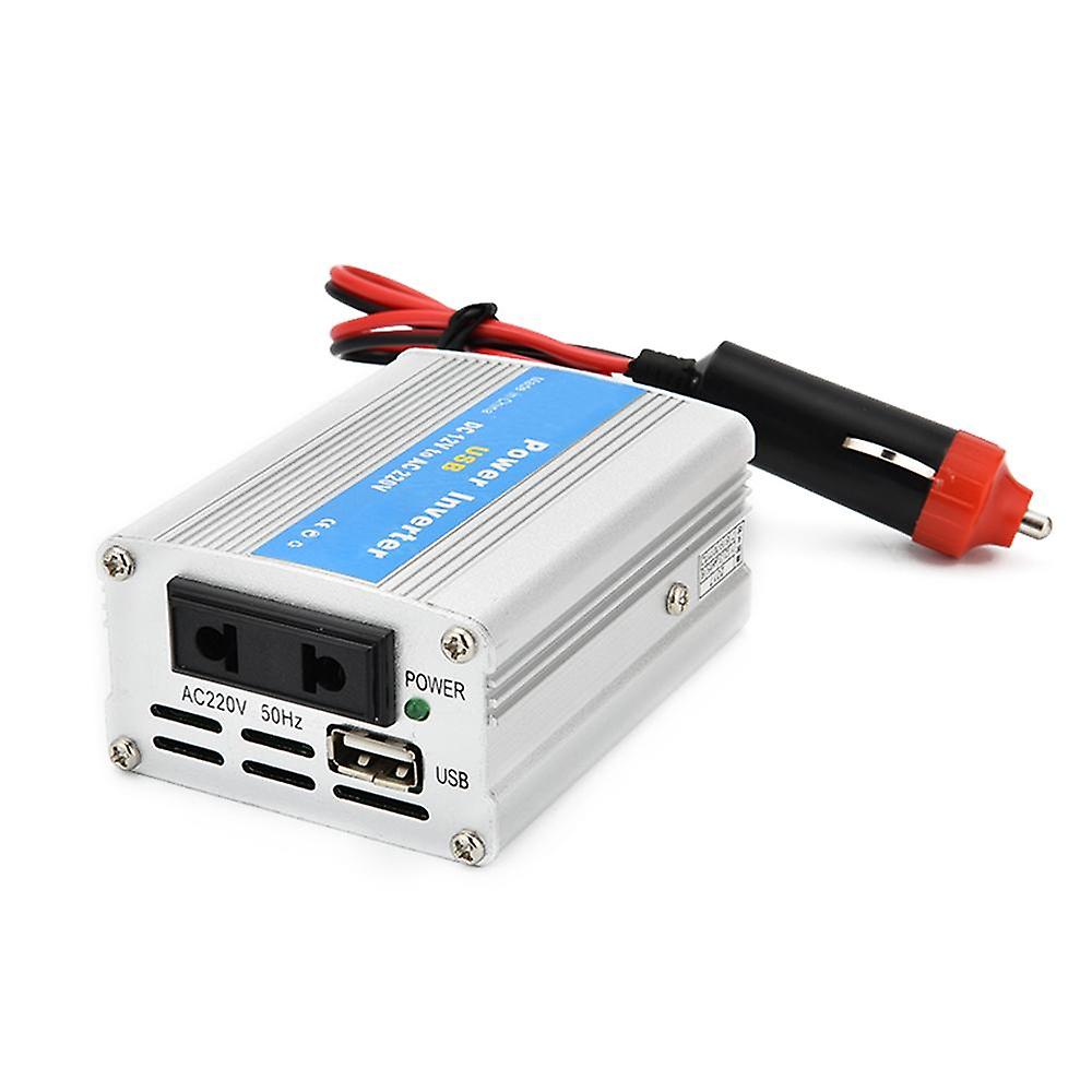 Portable Car Power Inverter 100W DC 12V to AC 220V Charger Converter Transformer with Charging USB