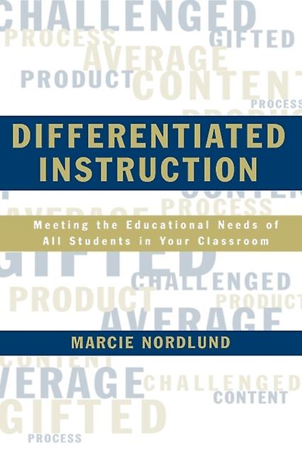 Differentiated Instruction by Marcie Nordlund Paperback Book