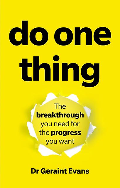 Do One Thing by Geraint Evans Paperback Book
