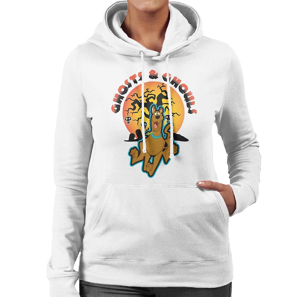 Scooby Doo Halloween Skull Tree Ghosts & Ghouls Women's Hooded Sweatshirt