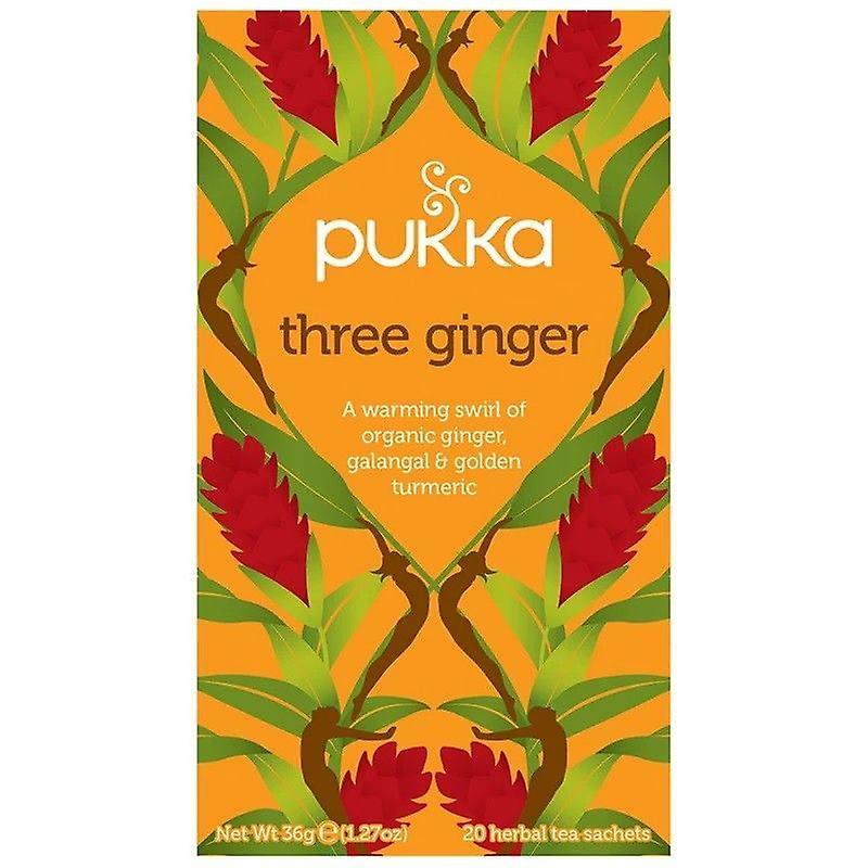 Pukka Three Ginger Tea Bags 80