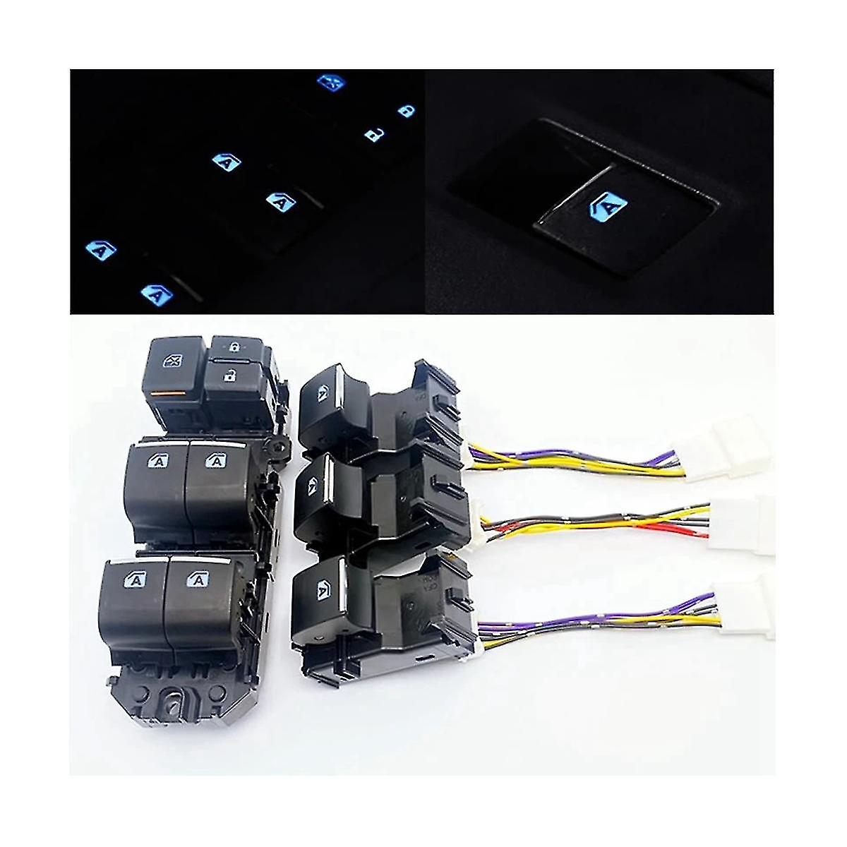 Car Led Power Single Window Switch Main Switch And Single Switch Sold For 2019-2022 Left Driving Ba
